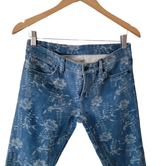 Denim & Supply Skinny Jeans Ralph Lauren Patterned Floral  Size 28/32‎ - Picture 3 of 5